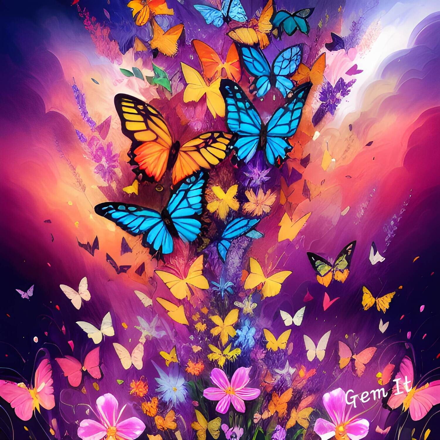 Butterflies 6812 - Full Drill Diamond Painting - Specially ordered for you. Delivery is approximately 4 - 6 weeks.