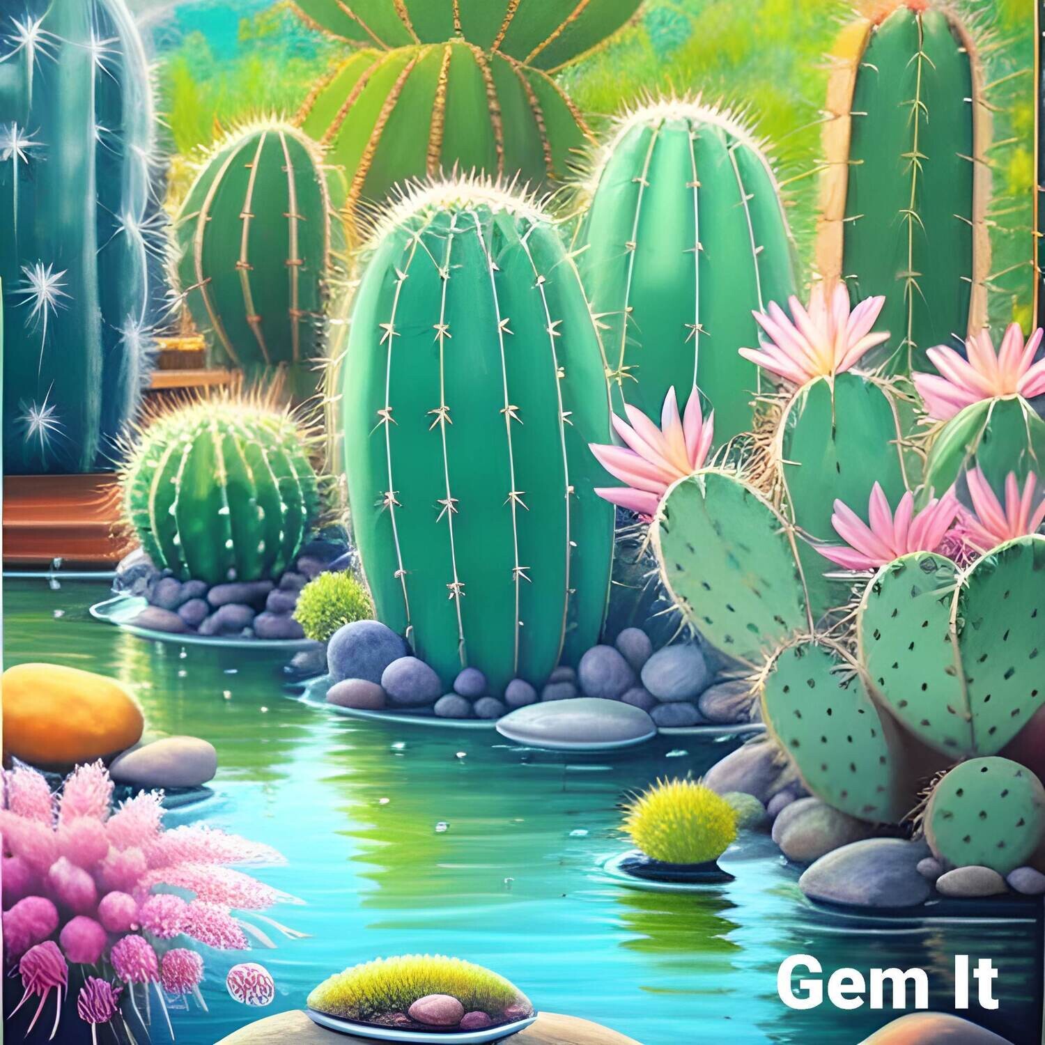 Cactus Garden 2 - Full Drill Diamond Painting - Specially ordered for you. Delivery is approximately 4 - 6 weeks.