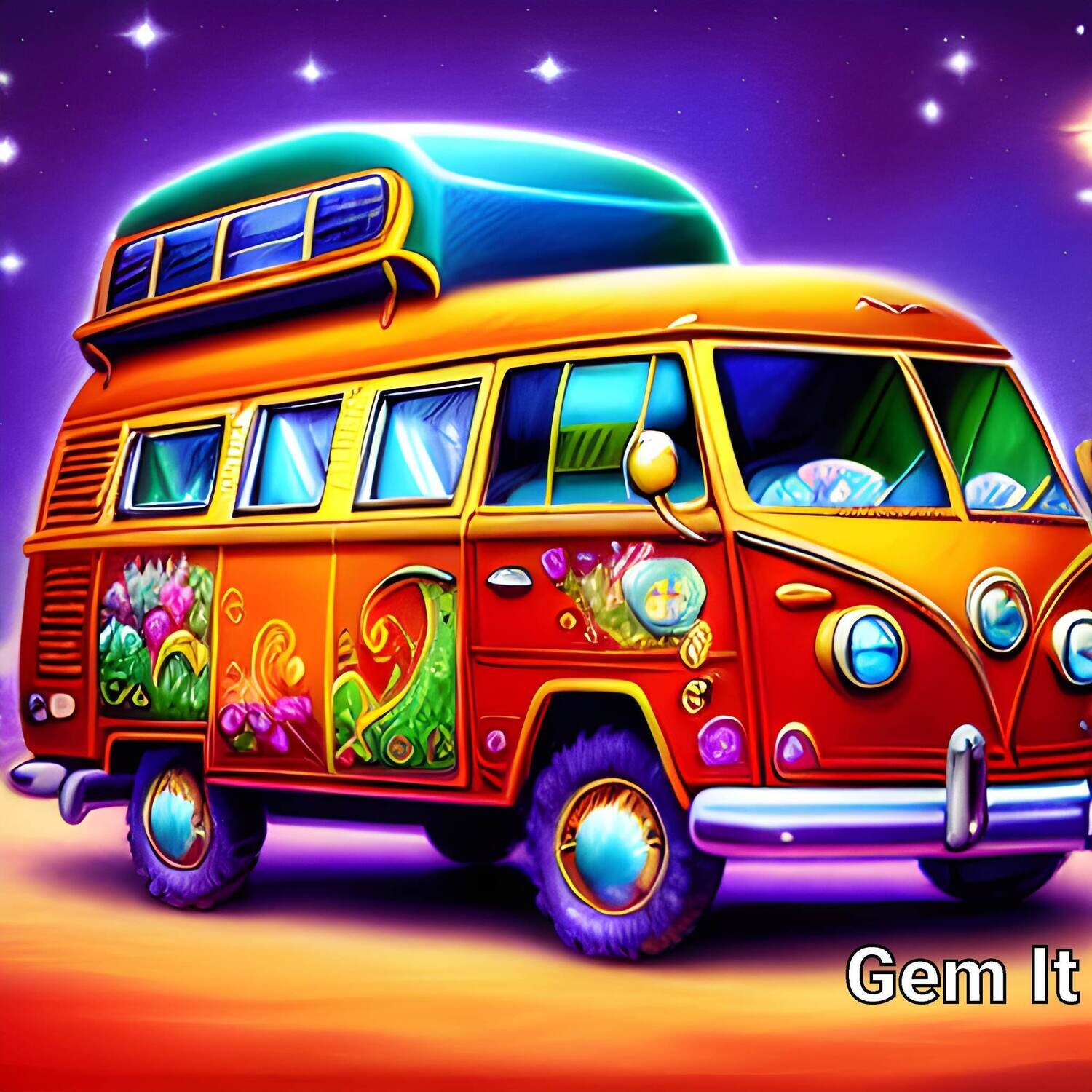 Campervan - Full Drill Diamond Painting - Specially ordered for you. Delivery is approximately 4 - 6 weeks.