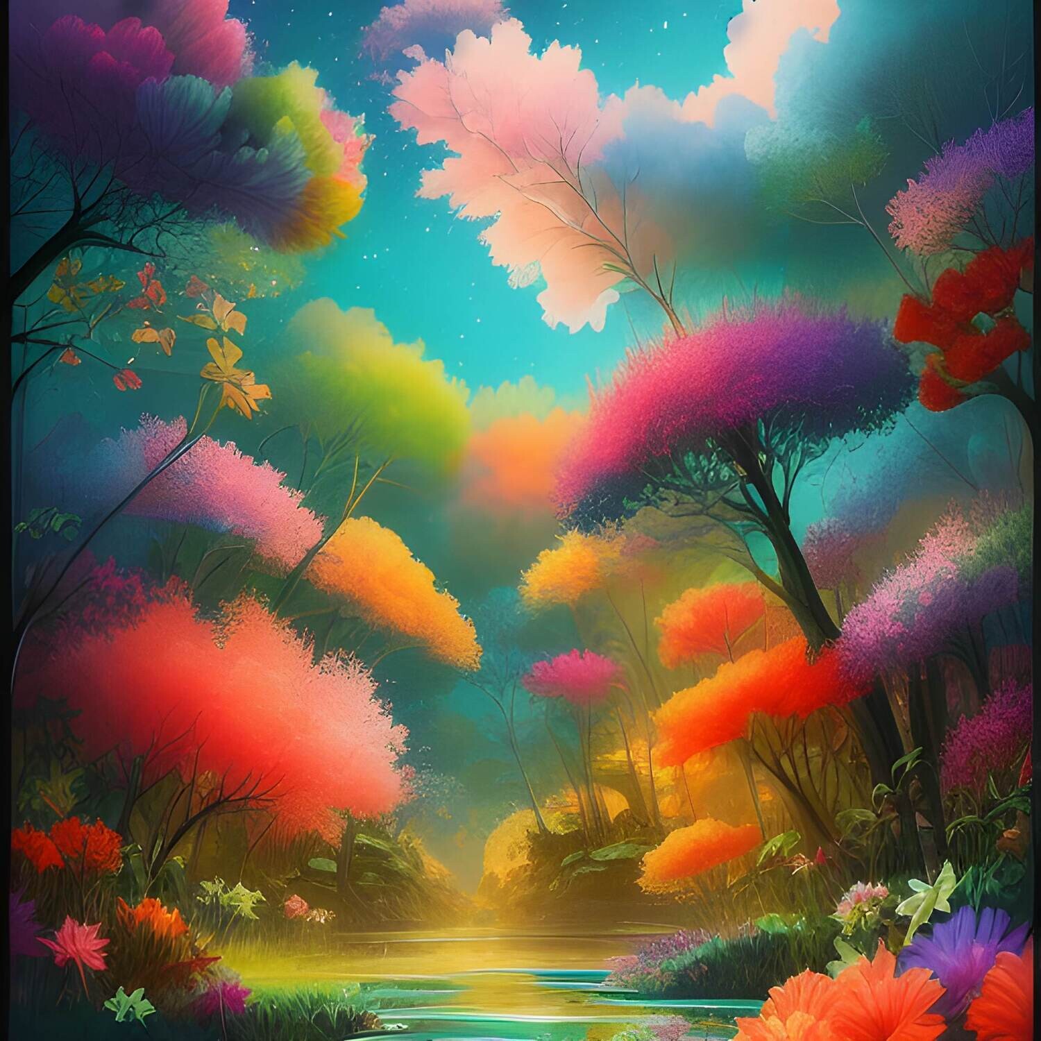 Colourful Scenery 954 - Full Drill Diamond Painting - Specially ordered for you. Delivery is approximately 4 - 6 weeks.