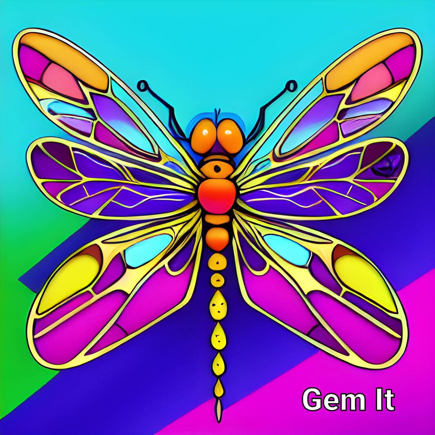 Dragonfly 928 - Full Drill Diamond Painting - Specially ordered for you. Delivery is approximately 4 - 6 weeks.