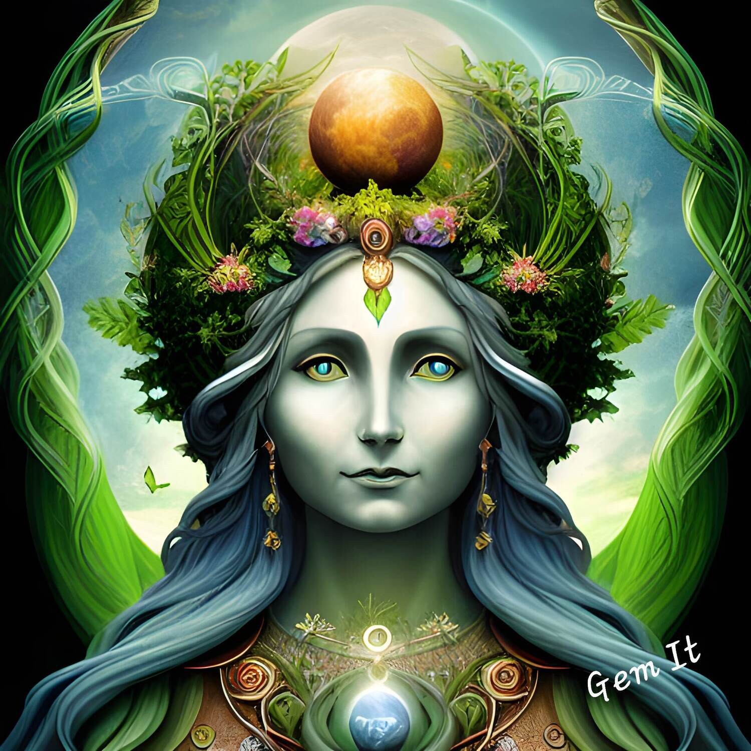 Earth Goddess 609 - Full Drill Diamond Painting - Specially ordered for you. Delivery is approximately 4 - 6 weeks.