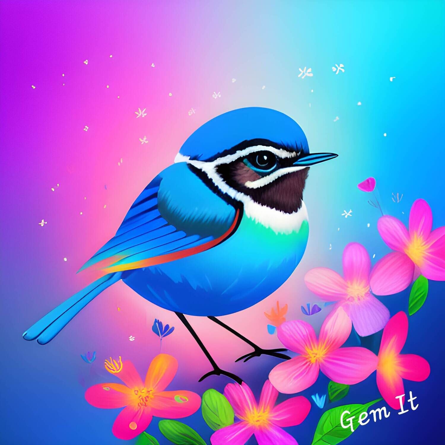 Blue Wren 550 - Full Drill Diamond Painting - Specially ordered for you. Delivery is approximately 4 - 6 weeks.