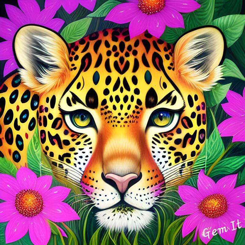 Cheetah J039 - Full Drill Diamond Painting - Specially ordered for you. Delivery is approximately 4 - 6 weeks.