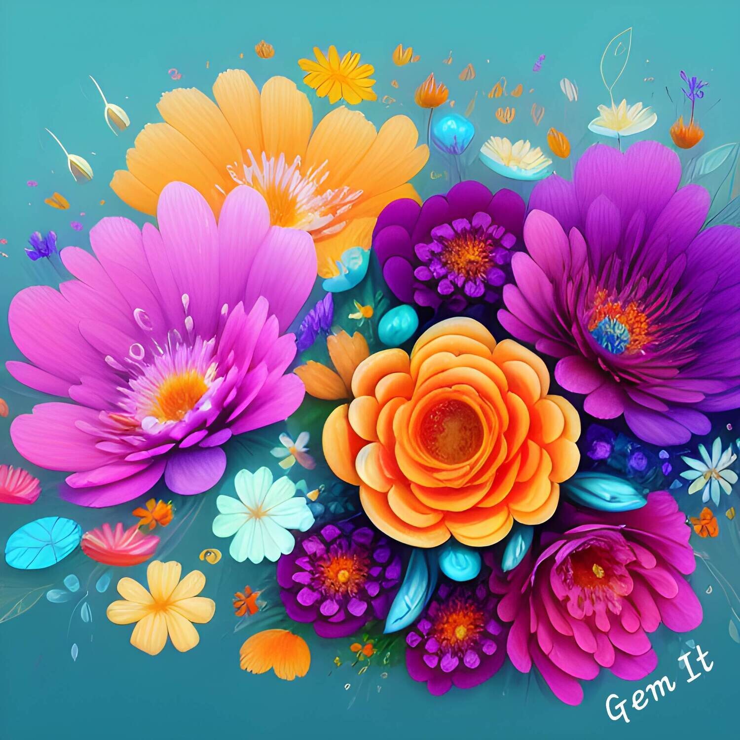 Flowers 797 - Full Drill Diamond Painting - Specially ordered for you. Delivery is approximately 4 - 6 weeks.