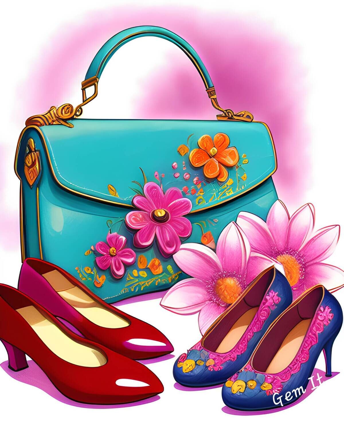 Handbag and Shoes 600- Full Drill Diamond Painting - Specially ordered for you. Delivery is approximately 4 - 6 weeks.