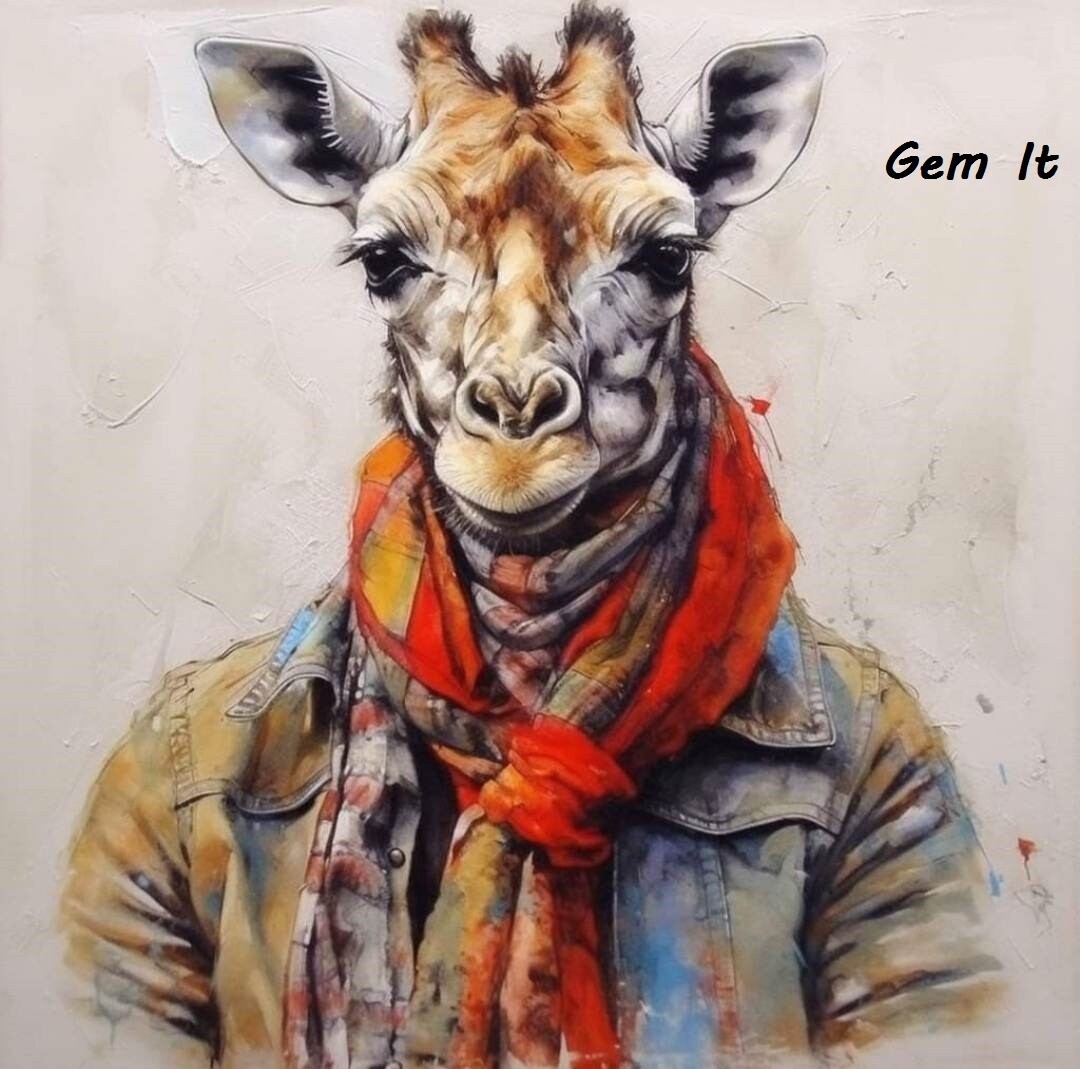 Mr Giraffe - Full Drill Diamond Painting - Specially ordered for you. Delivery is approximately 4 - 6 weeks.