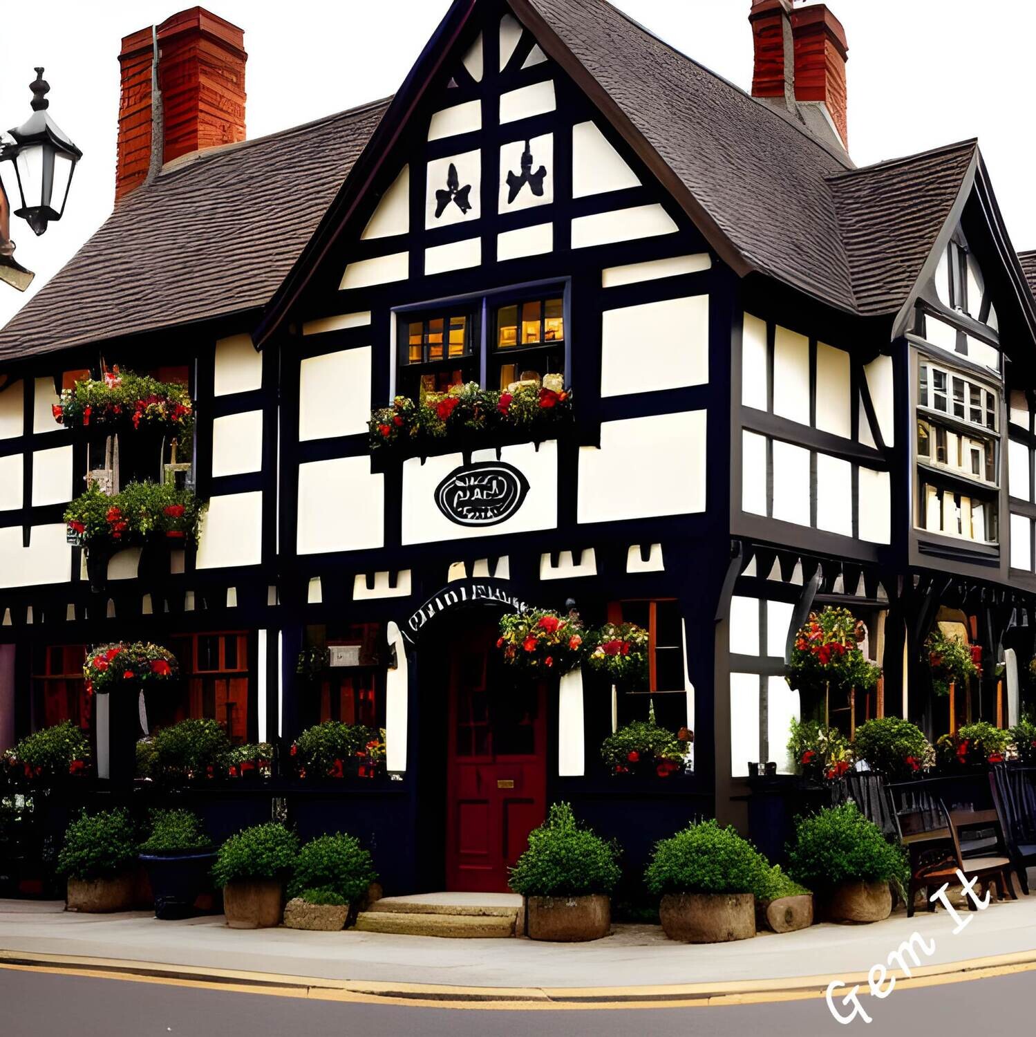 Old English Pub 219- Full Drill Diamond Painting - Specially ordered for you. Delivery is approximately 4 - 6 weeks.