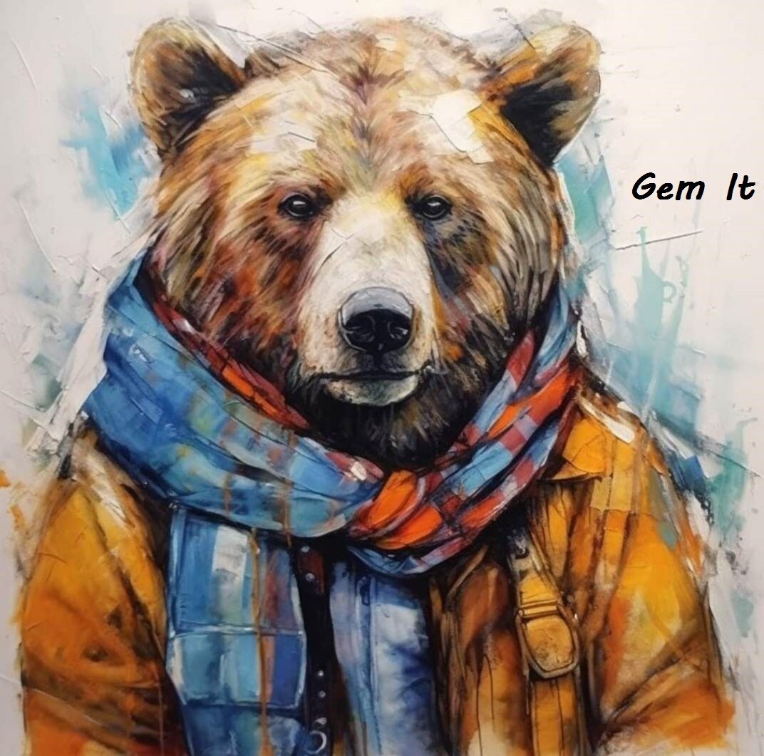 Mr Bear - Full Drill Diamond Painting - Specially ordered for you. Delivery is approximately 4 - 6 weeks.