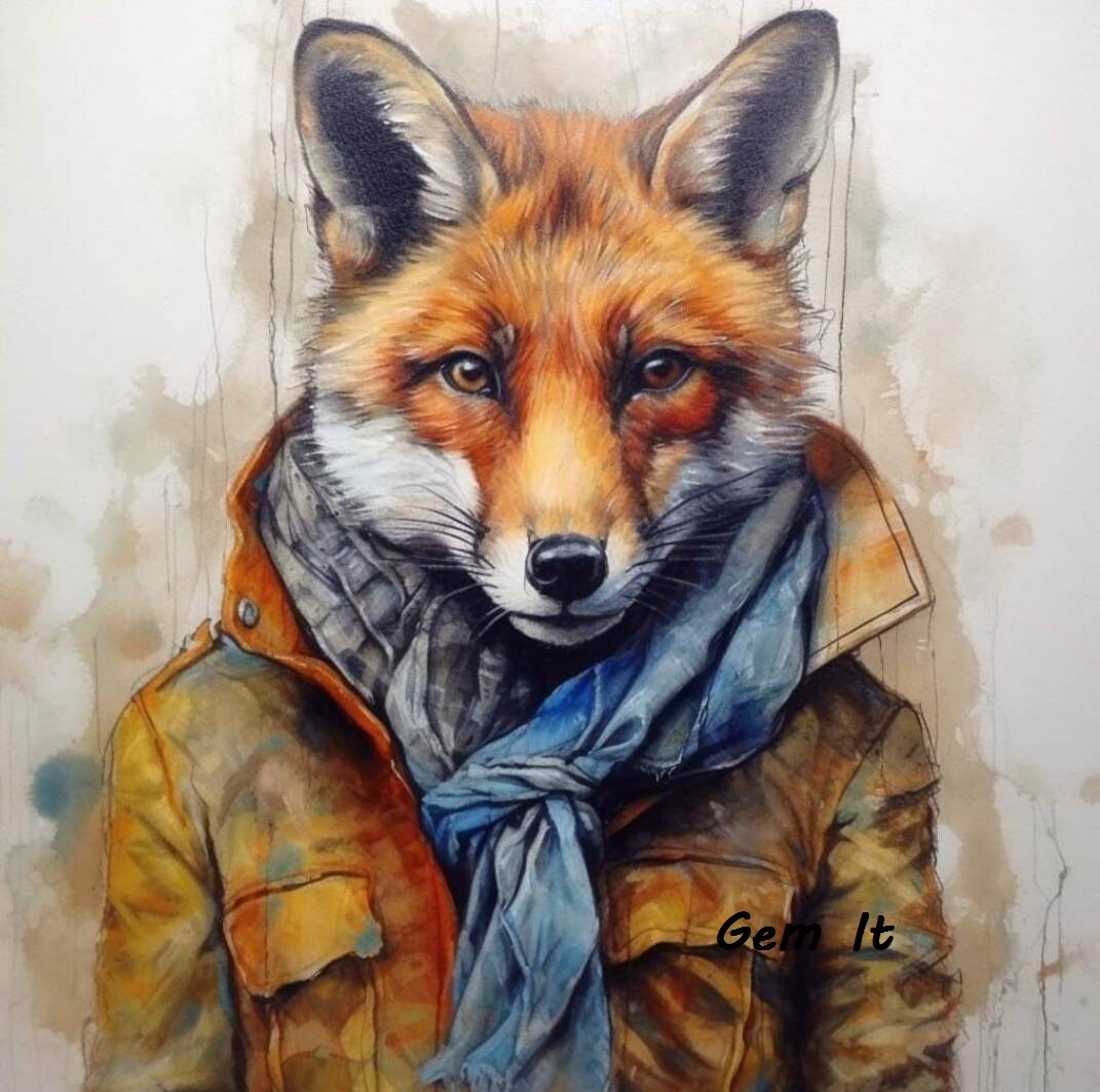 Mr Fox - Full Drill Diamond Painting - Specially ordered for you. Delivery is approximately 4 - 6 weeks.