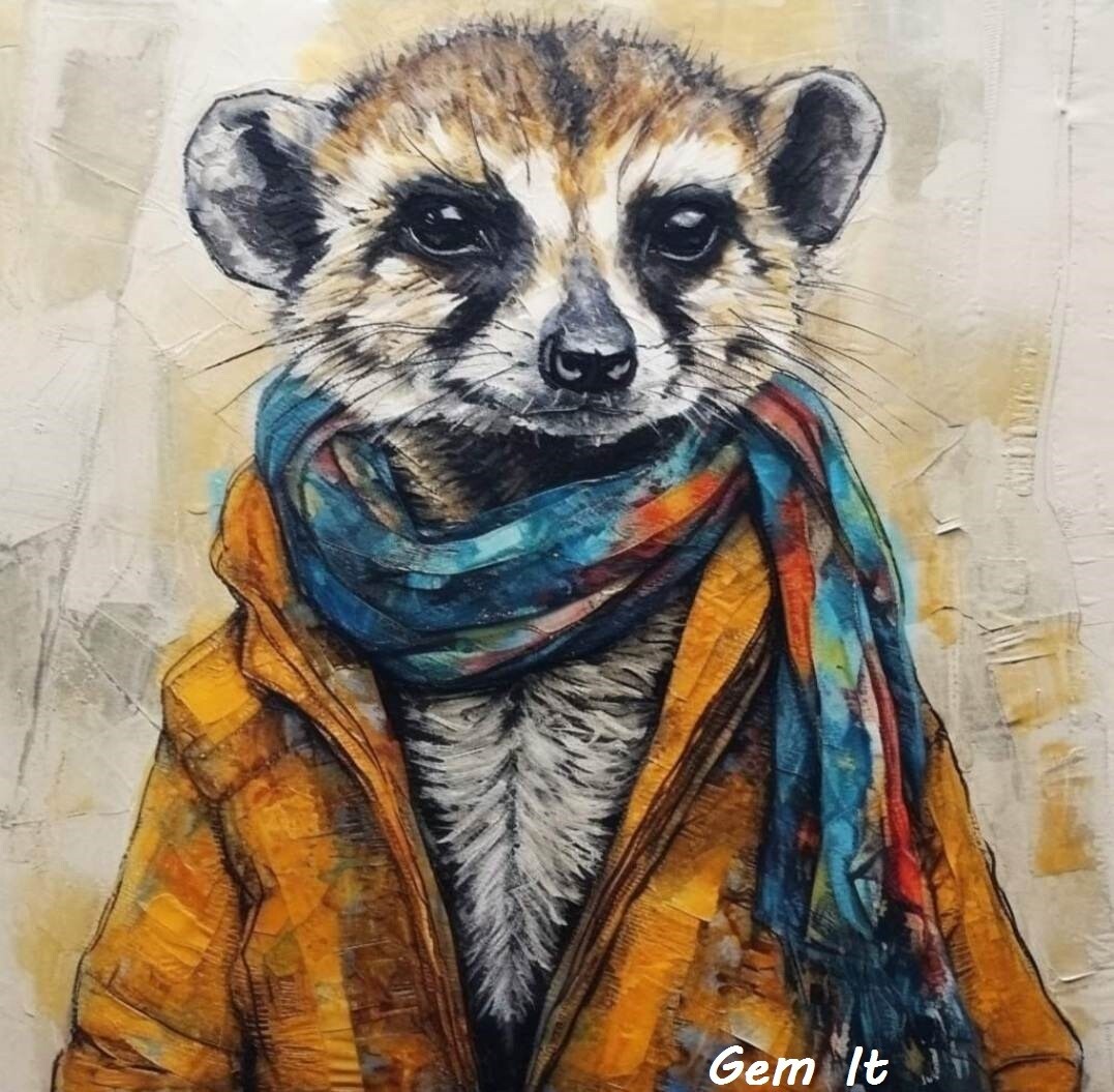 Mr Meerkat - Full Drill Diamond Painting - Specially ordered for you. Delivery is approximately 4 - 6 weeks.