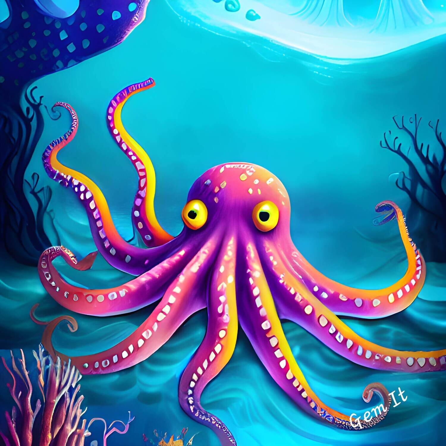 Octopus 710 - Full Drill Diamond Painting - Specially ordered for you. Delivery is approximately 4 - 6 weeks.