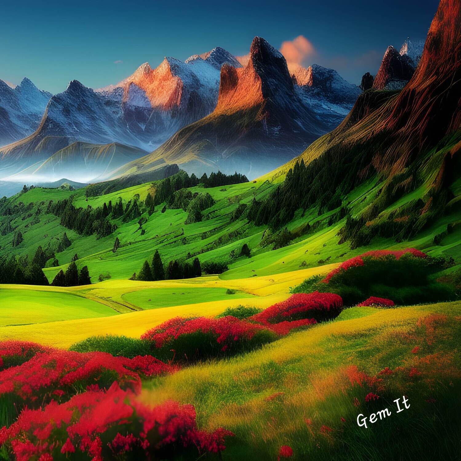 Mountain Scenery 354 - Full Drill Diamond Painting - Specially ordered for you. Delivery is approximately 4 - 6 weeks.