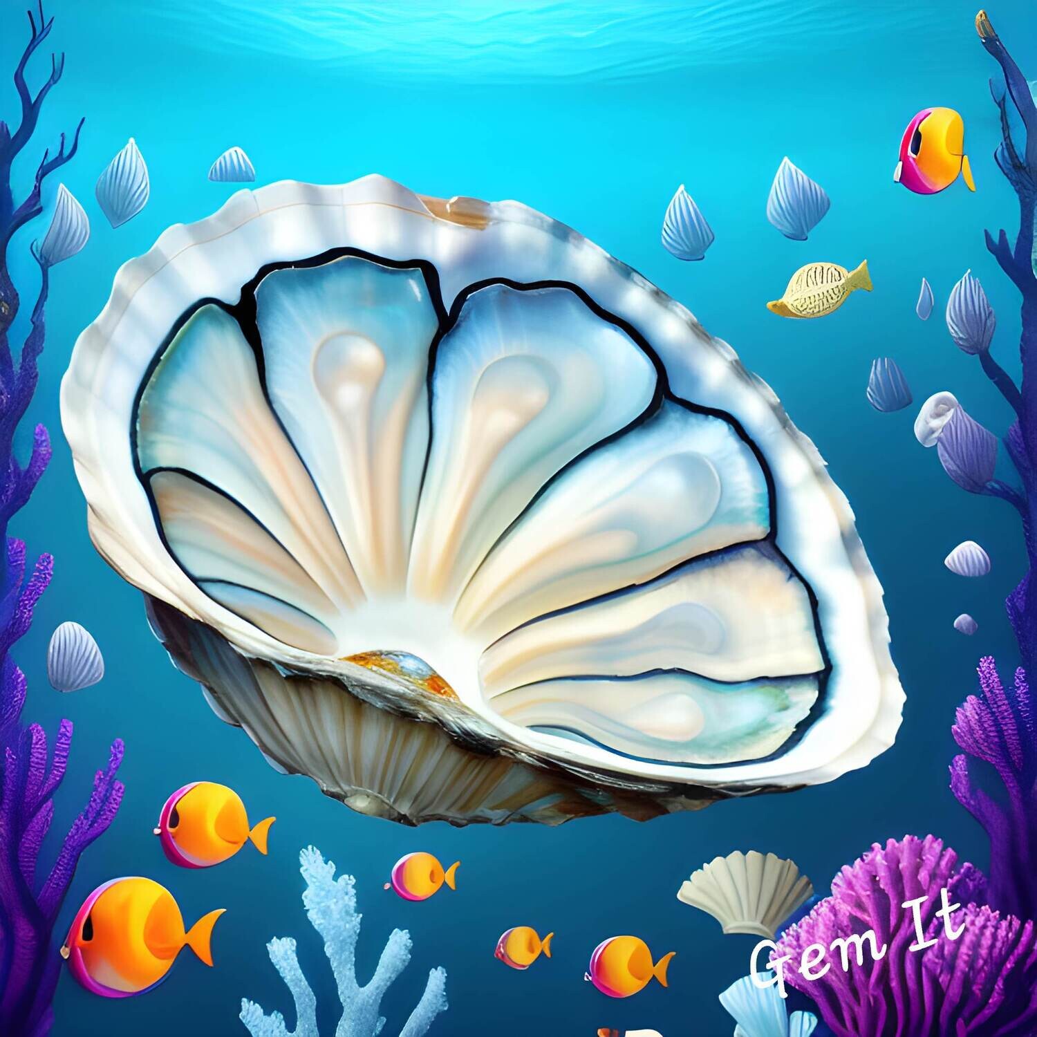 Oyster 712- Full Drill Diamond Painting - Specially ordered for you. Delivery is approximately 4 - 6 weeks.