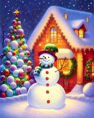 Christmas Snowman CH01 - Specially ordered for you. Delivery is approximately 4 - 6 weeks.