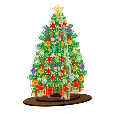 Christmas Tree Table Ornament - Diamond Painting Kit