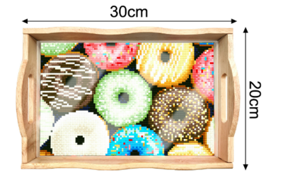 Breakfast tray - Donuts - DIY Diamond Painting Kit