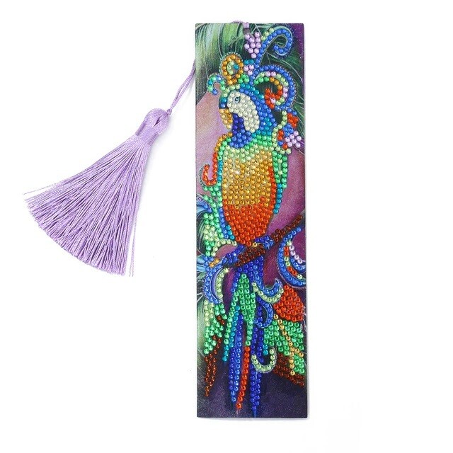 Diamond Painting Bookmark - Parrot - AA395