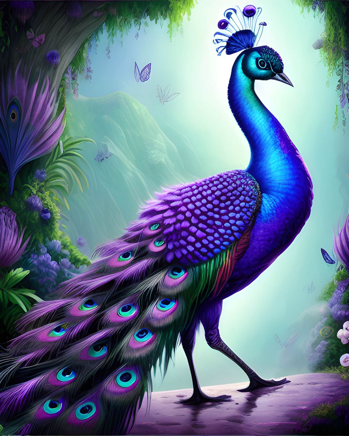 Purple Peacock 501 - Specially ordered for you. Delivery is approximately 4 - 6 weeks.