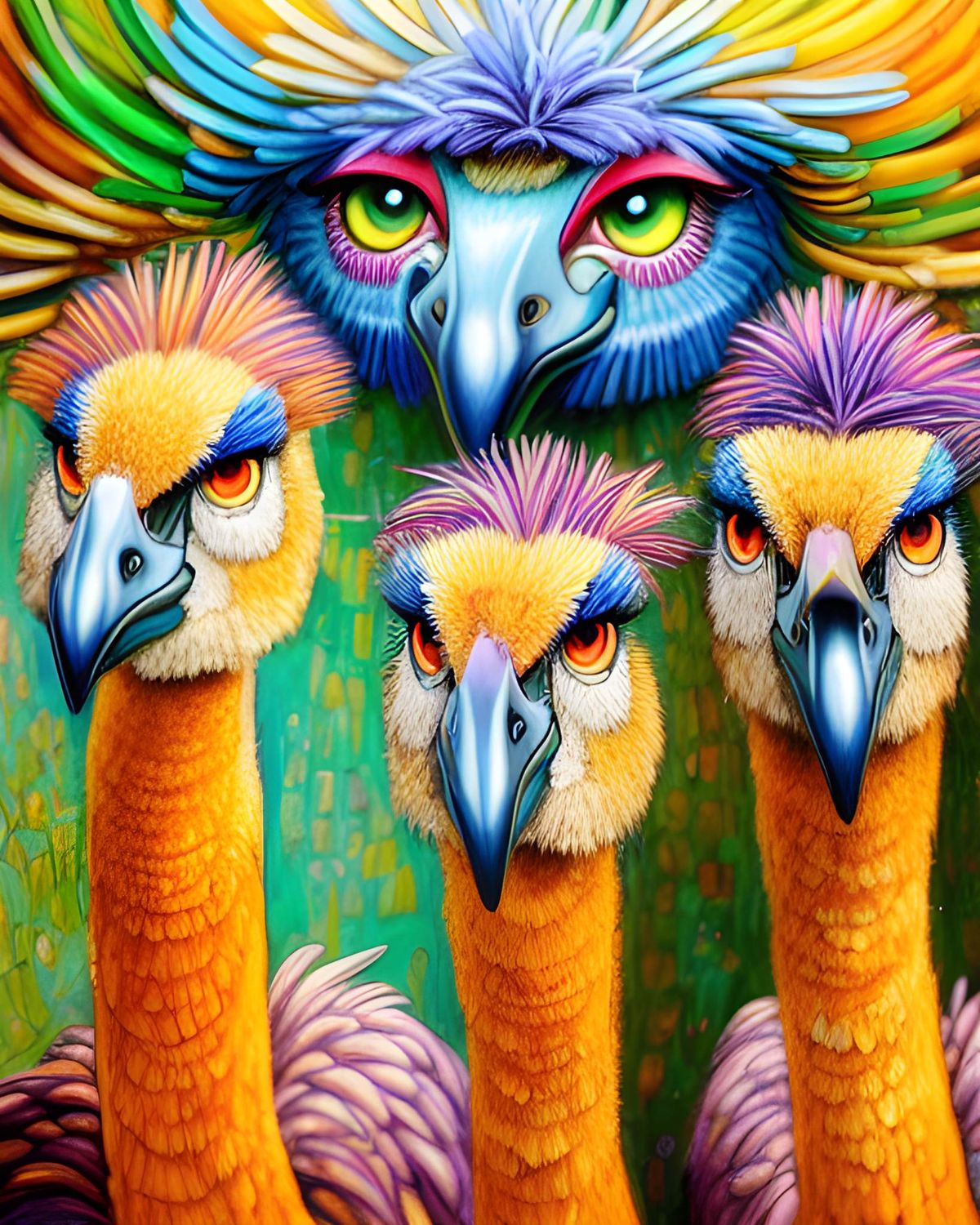 Ostriches M031 - Specially ordered for you. Delivery is approximately 4 - 6 weeks.