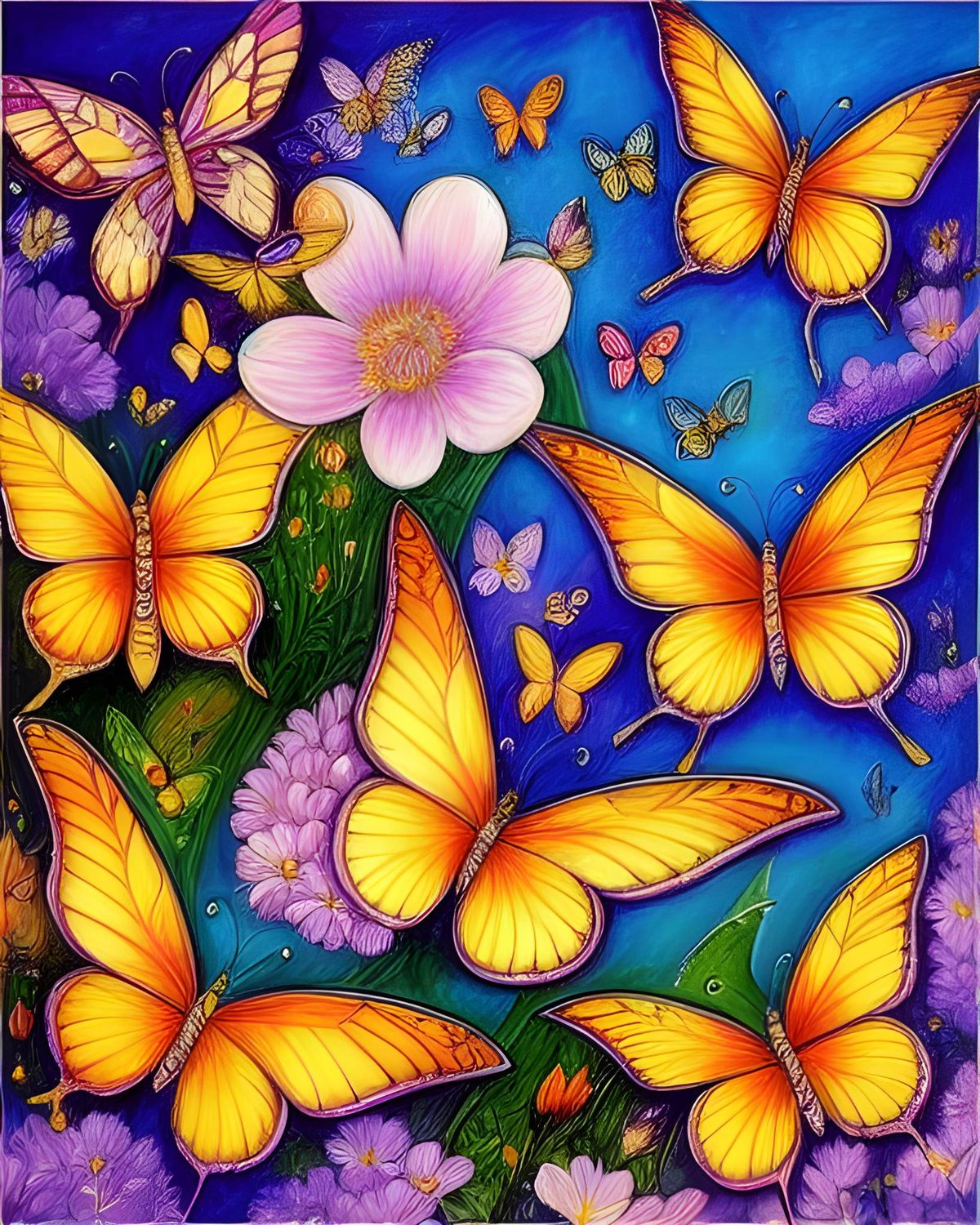 Butterflies M401 - Specially ordered for you. Delivery is approximately 4 - 6 weeks.