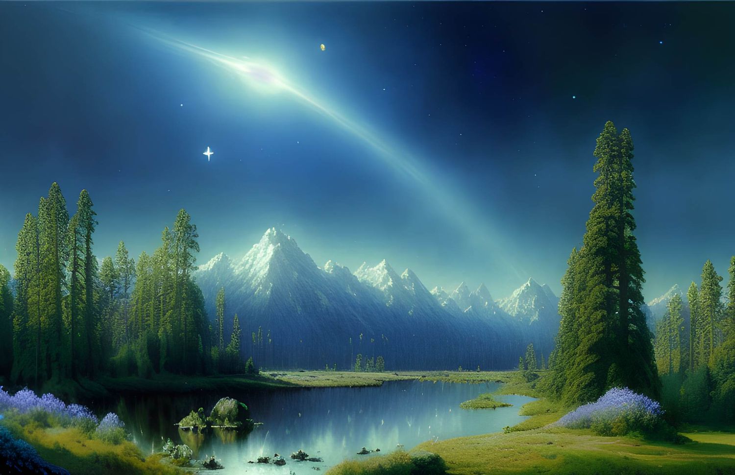 Night Scenery 343 - Specially ordered for you. Delivery is approximately 4 - 6 weeks.