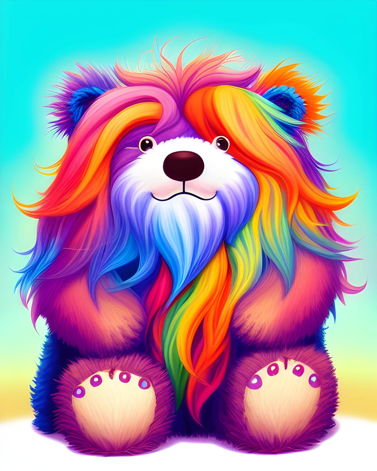 Long Haired Teddy 2 - Specially ordered for you. Delivery is approximately 4 - 6 weeks.