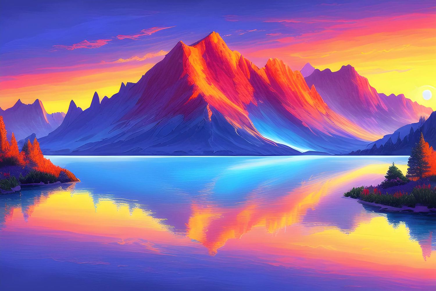 Mountain Sunset 567 - Specially ordered for you. Delivery is approximately 4 - 6 weeks.