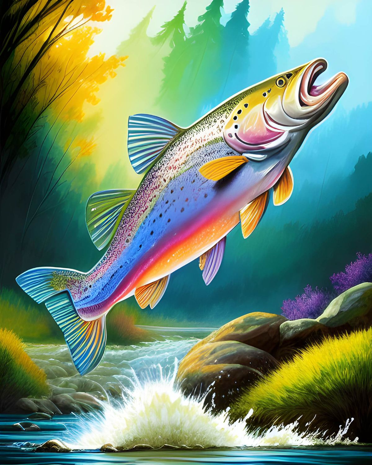 River Fish 363 - Specially ordered for you. Delivery is approximately 4 - 6 weeks.