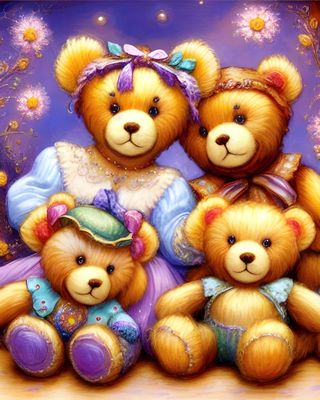 Teddybear Family 176 - Specially ordered for you. Delivery is approximately 4 - 6 weeks.