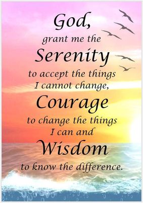 Serenity, Courage, Wisdom - Specially ordered for you. Delivery is approximately 4 - 6 weeks.