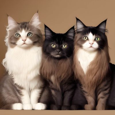 3 Cats M002 - Full Drill Diamond Painting - Specially ordered for you. Delivery is approximately 4 - 6 weeks.