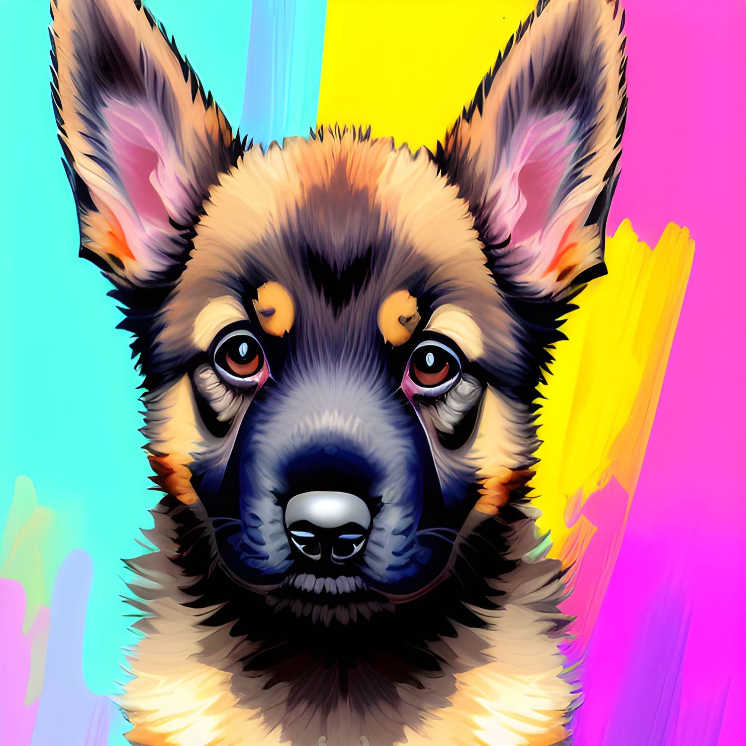 Dog M504 - Full Drill Diamond Painting - Specially ordered for you. Delivery is approximately 4 - 6 weeks.