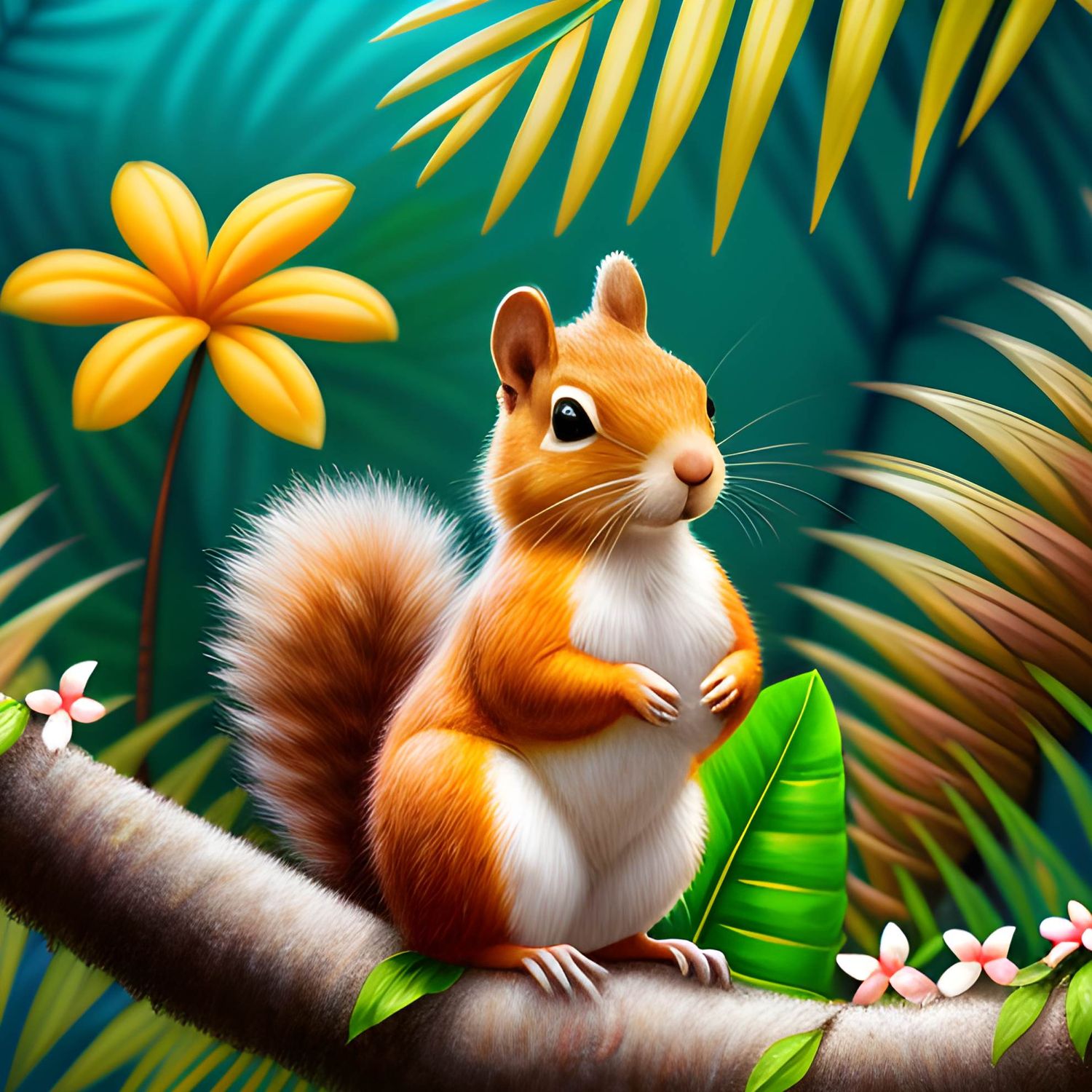 Squirrel 357 - Full Drill Diamond Painting - Specially ordered for you. Delivery is approximately 4 - 6 weeks.