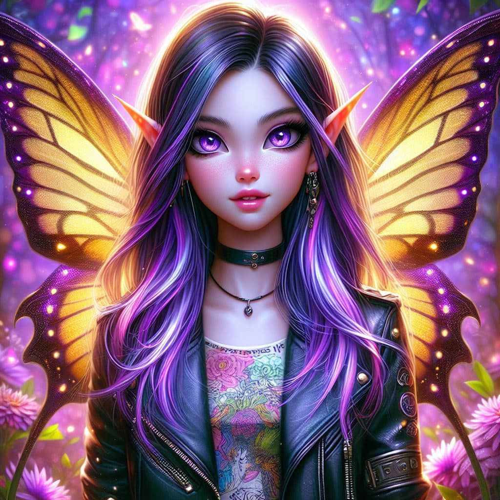 Butterfly Girl M703 - Full Drill Diamond Painting - Specially ordered for you. Delivery is approximately 4 - 6 weeks.