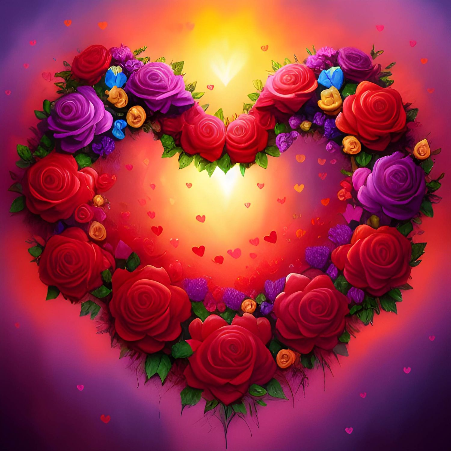 Rose Heart 800 - Full Drill Diamond Painting - Specially ordered for you. Delivery is approximately 4 - 6 weeks.