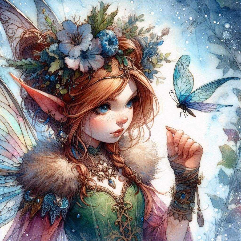 Elves and Fairies by Carol Hart - Full Drill Diamond Painting - Specially ordered for you. Delivery is approximately 4 - 6 weeks.
