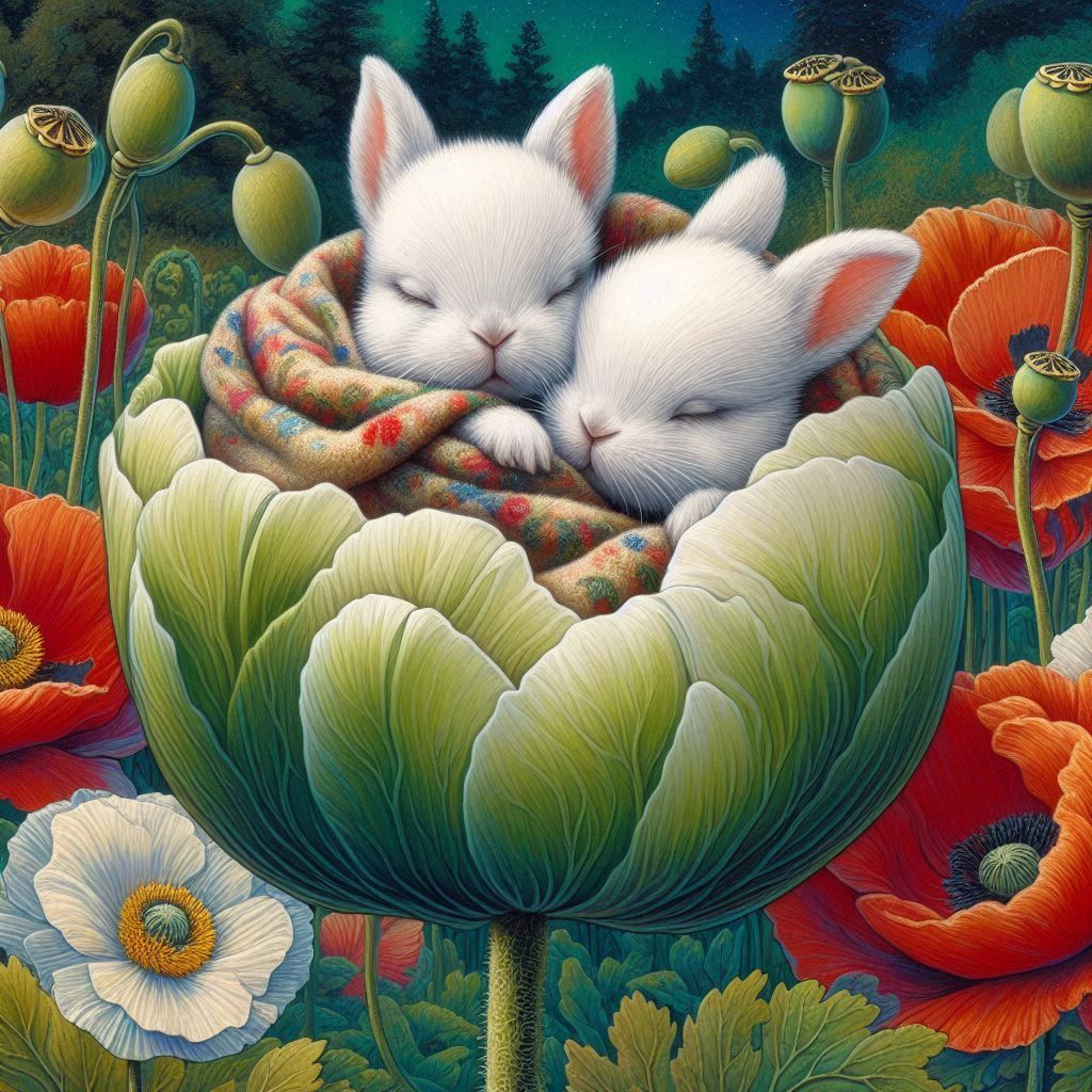 Cuddle Buddies Bunnies By Angela Wanner - Full Drill Diamond Painting - Specially ordered for you. Delivery is approximately 4 - 6 weeks.