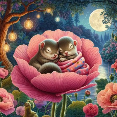 Cuddle Buddies D By Angela Wanner - Full Drill Diamond Painting - Specially ordered for you. Delivery is approximately 4 - 6 weeks.
