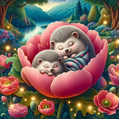 Cuddle Buddies E By Angela Wanner - Full Drill Diamond Painting - Specially ordered for you. Delivery is approximately 4 - 6 weeks.