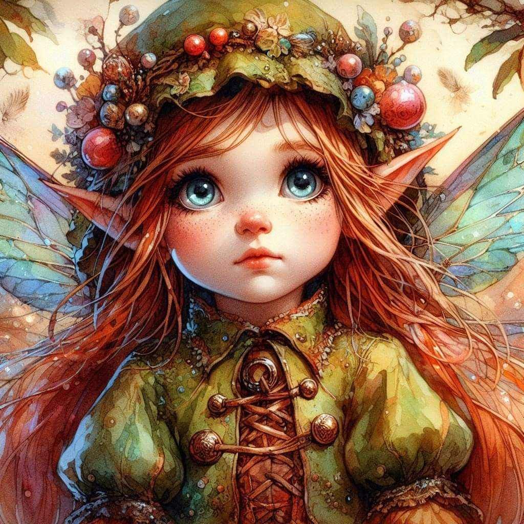 Elves and Fairies A by Carol Hart - Full Drill Diamond Painting - Specially ordered for you. Delivery is approximately 4 - 6 weeks.