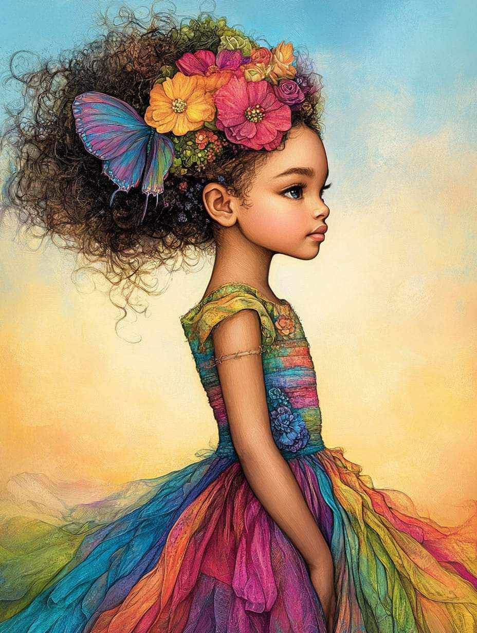 Girl by Kitty Bouchaut- Specially ordered for you. Delivery is approximately 4 - 6 weeks.