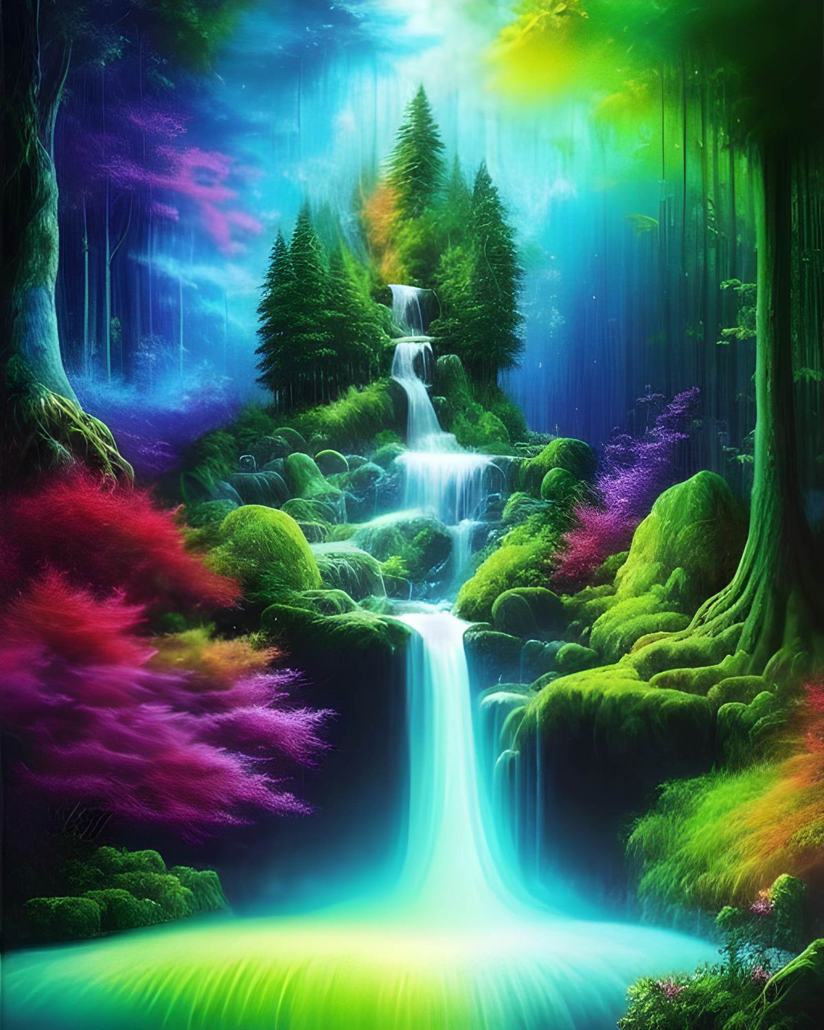 Pretty Waterfall 865 - Specially ordered for you. Delivery is approximately 4 - 6 weeks.