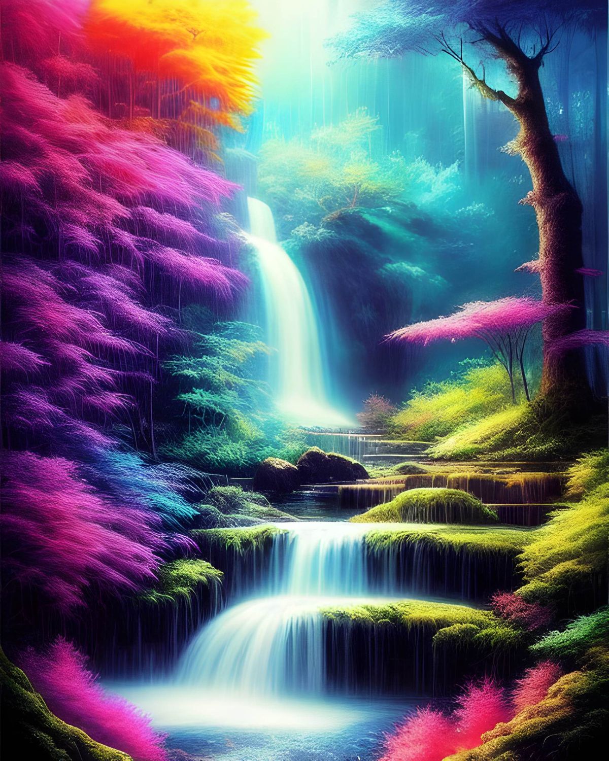Pretty Waterfall 866 - Specially ordered for you. Delivery is approximately 4 - 6 weeks.