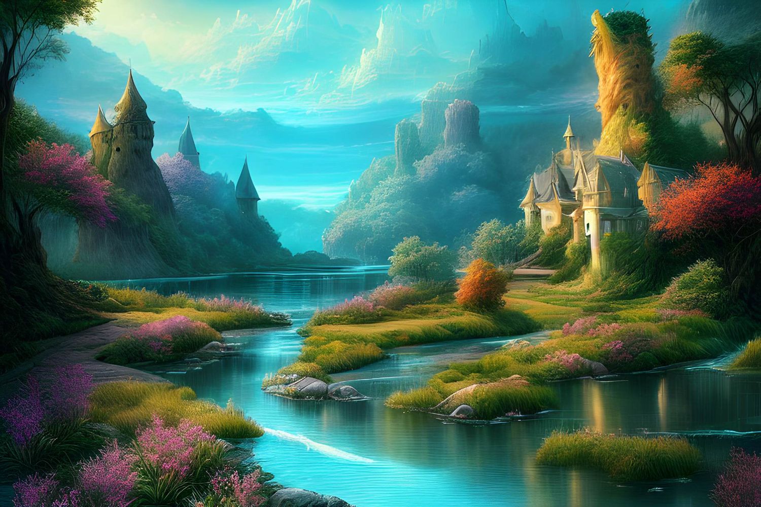 River Scenery 304 - Specially ordered for you. Delivery is approximately 4 - 6 weeks.