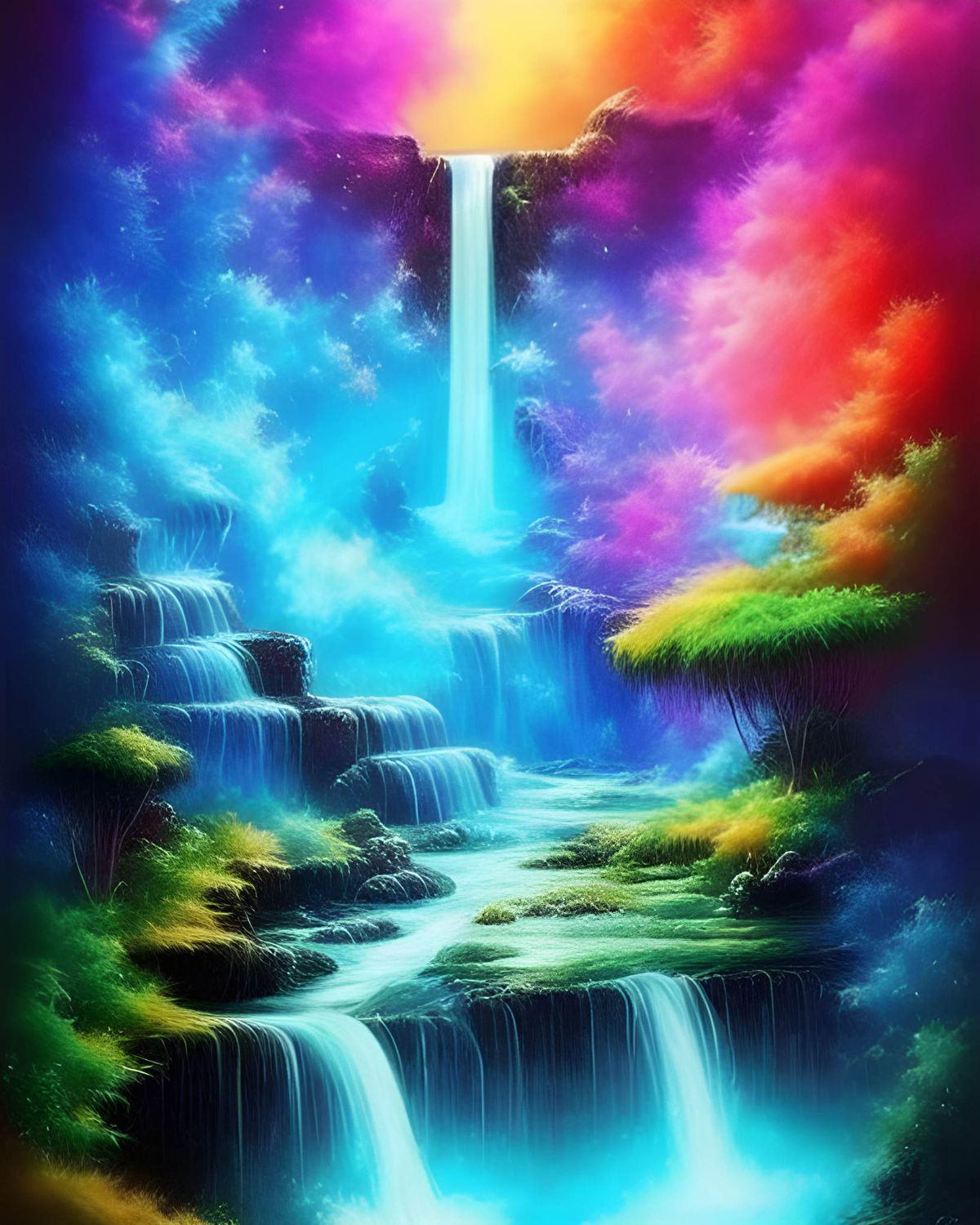 Pretty Waterfall 875 - Specially ordered for you. Delivery is approximately 4 - 6 weeks.