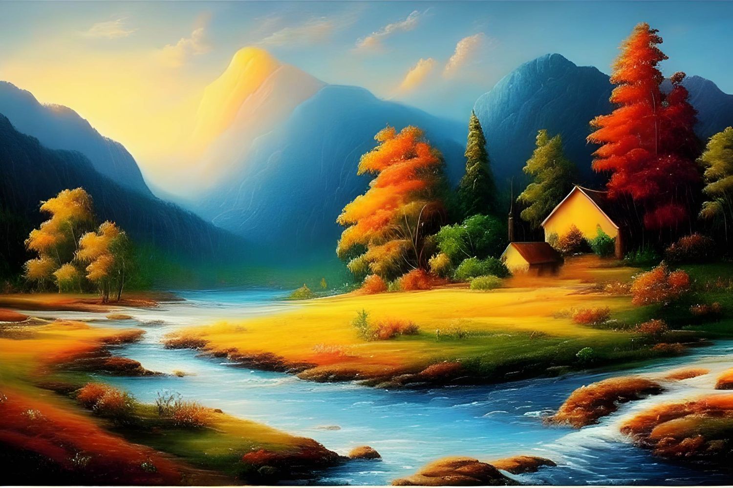 Scenery Artwork 992 - Specially ordered for you. Delivery is approximately 4 - 6 weeks.