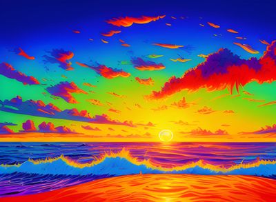 Sunset Ocean M517 - Specially ordered for you. Delivery is approximately 4 - 6 weeks.