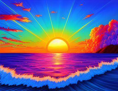 Sunset Ocean M518 - Specially ordered for you. Delivery is approximately 4 - 6 weeks.