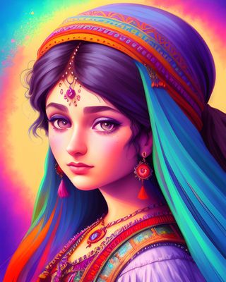 Romani Girl 847 - Specially ordered for you. Delivery is approximately 4 - 6 weeks.